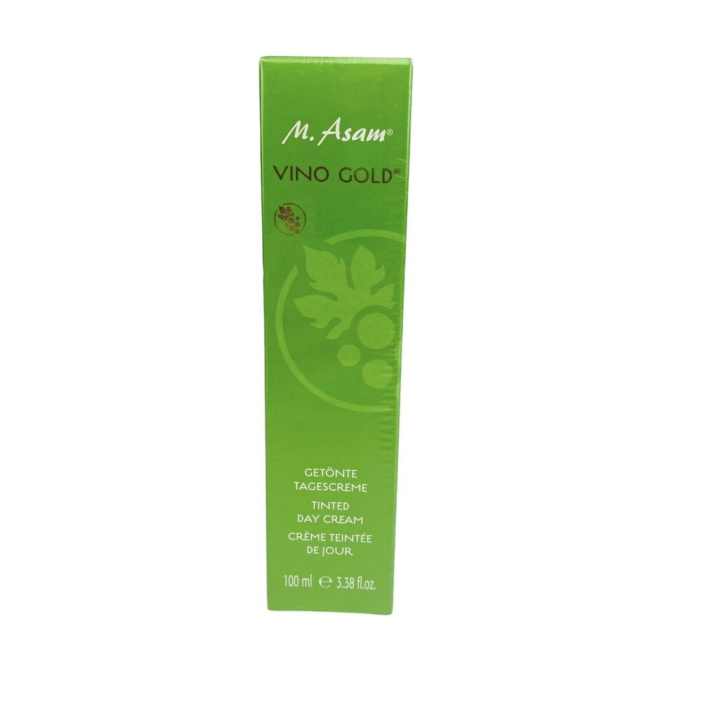 M. Asam VINO GOLD Tinted Day Cream Face Moisturizer 3.38 oz NEW Sealed Skincare